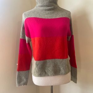 Cliche Turtleneck Striped Sweater Size S